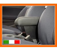 BRACCIOLO PREMIUM per Opel Corsa D + portaoggetti in SIMILPELLE COLORE NERO