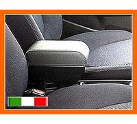 BRACCIOLO PREMIUM per Peugeot 307 + grande portaoggetti in SIMILPELLE NERA