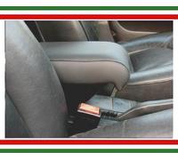 BRACCIOLO PREMIUM per SAAB 9000 con portaoggetti - IN SIMILPELLE NERA