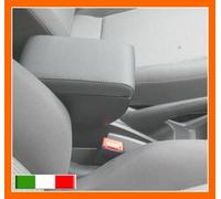 BRACCIOLO PREMIUM per Seat Ibiza 2008-2017 portaoggetti - in SIMILPELLE NERA