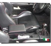 BRACCIOLO regolabile con portaoggetti per Fiat Coupe ribaltabile eco pelle nera