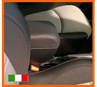 BRACCIOLO regolabile per Alfa Romeo Mito dal 2014 in SIMILPELLE NERO-ribaltabile