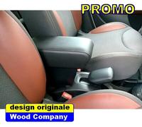 Bracciolo REGOLABILE per FIAT 500L 2012-2017 nero montaggio pressione PROMO TOP