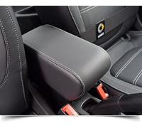 BRACCIOLO regolabile per SMART ForTwo-ForFour in eco pelle nero+cuciture bianche