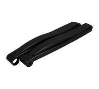Bracciolo Ricambio Sedia Sdraio Reclinabile Nero Plastico per Viaggio | Sostituzione per Beach Chair e Recliner, Design Ergonomico, Comfort Migliorato