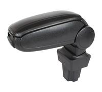 BRACCIOLO + SET DI MONTAGGIO ECOPELLE NERA PER OPEL ASTRA II G 98-05