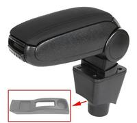 BRACCIOLO + SET DI MONTAGGIO PELLE NERO PER DACIA SANDERO LOGAN I FL LOGAN MCV