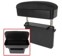 BRACCIOLO UNIVERSALE CON REGOLAZIONE IN ALTEZZA ECOPELLE NERO TUTTI MODELLI AUTO