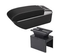 Bracciolo Universale Modello Centrale Universale Bracciolo Scatola Portaoggetti Accessori Per Auto Parti Di Modifica E Retrofit Bracciolo Portaoggetti(D3 Black white NoUSB)