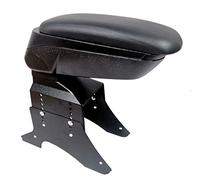 Bracciolo universale per auto in similpelle con scomparto per coperchio scorrevole.