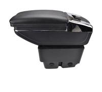 Bracciolos centrales auto Per Ford Per Fiesta 2009-2017 Console Centrale Contenitore Girevole Per Bracciolo Box Bracciolo Console Centrale(Black Thread)