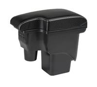 Bracciolos centrales auto Per Ford Per Focus 2 Mk2 Bracciolo Box Accessori Per Auto Parti Di Retrofit Interne Contenitore Centrale USB Box Bracciolo Console Centrale(Carbon Fibre 3)