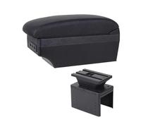 Bracciolos centrales auto Per Hyundai Per I20 2021-2024 Bracciolo Auto Modifica Degli Interni Scatola Portaoggetti Centrale Parti USB Per LED Box Bracciolo Console Centrale(E Black Line)