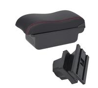 Bracciolos centrales auto Per Skoda Per Octavia Per Yeti Mk2 Per A5 2005-2012 Bracciolo Box Auto Dettagli Interni Dedicato Box Bracciolo Console Centrale(C Black red No USB)