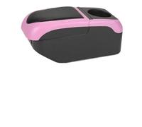 Bracciolos centrales auto Per Toyota Aygo X Bracciolo Box Auto Parti Retrofit Storage Per Rinforzato Dettagli Interni Elevati Box Bracciolo Console Centrale(Black Pink)