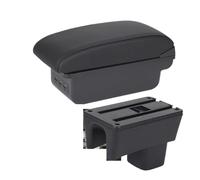 Bracciolos centrales Per SUZUKI Per Swift 2005-2025 Bracciolo Box Auto Portaoggetti Per Rinforzato Dettagli Interni Elevati Bracciolo centrale per auto(B black line 3USB)