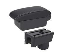 Bracciolos centrales Per SUZUKI Per Swift 2005-2025 Bracciolo Box Auto Portaoggetti Per Rinforzato Dettagli Interni Elevati Bracciolo centrale per auto(C Black white NoUSB)