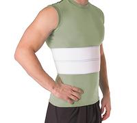BraceAbility - Fascia elastica per torace, per proteggere le costole rotte, fratturate o slacciate, per la compressione e il supporto (maschile, adatto per petto da 61 a 152 cm).