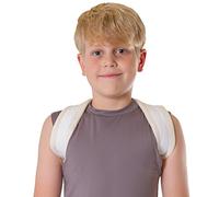 BraceAbility Figura 8 Correttore di clavicola e postura correttore | Imbracatura della clavicola rotta per lesioni e fratture, cinghia di supporto (piccola)