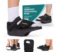 BraceAbility Scarpa per guarigione senza carico sull'avampiede Orthowedge - Stivale medico senza peso per la protezione dell'ulcera del piede diabetico (grande)