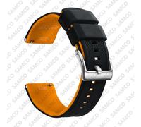 Bracelet de montre en Silicone de qualité, 18mm 20mm 22mm, à dégagement rapide.