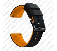 Bracelet de montre en Silicone de qualité, 18mm 20mm 22mm, à dégagement rapide.