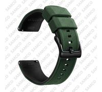 Bracelet de montre en Silicone de qualité, 18mm 20mm 22mm, à dégagement rapide.