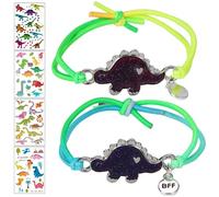 Bracelet Enfant Garçon, Bracelet Dinosaure arc-en-ciel, Braccialetto dell'umore per ragazzi, con dinosauro, cambia colore, per bambini, come regalo di compleanno per bambini