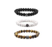 Bracelet Glame Anti Alcohol Glame - Reduce the Urge to Drink, GM Magnetic Sobriety Bracelet, braccialetto magnetico Glame Anti Alcool regolabile, per uomini e donne
