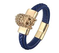 Bracelets, Men's Bracelet Totem Bracelet Boy Bracelet Stainless Steel with Magnetic Clasp Men Gifts, Faux, Without Zirconia