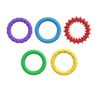 Bracelette Inquietanti, Bracciali Sensoriali 5 Pezzi per Bambini, Braccialetti Di Autismo Con Texture Speciale Per Bambini, Giocattoli Sensoriali Di Supporto, Alleviare Lo Stress E Migliorare La Messa