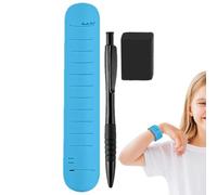 Bracellette Schiaffo Memorandum - Fasce Da Polso Personalizzabili, Braccialetti Da Schiaffo Per Bambini Per Bambini | Cinturino In Silicone Durevole, Superficie Facile Da Scrivere E Cancellare