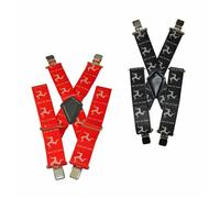 Braces Moto Isola Di Man Black O Red