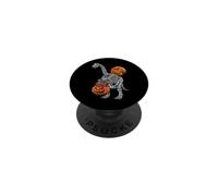 Brachiosaurus Apatosaurus Dinosauro Scheletro Zucca Dino Boy PopSockets PopGrip Adesivo