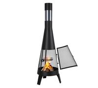 Braciere a Legna da Esterno 508 mm Camino in Metallo per Giardino Cortile