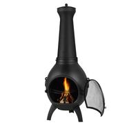 Braciere a Legna per Esterni da 559 mm Camino da Esterno in Alluminio