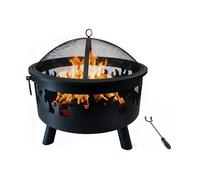 Braciere, barile per fuoco, cestello, focolare da giardino, parascintille