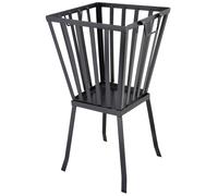 Braciere Braciere Focolare Camino Angolare In Ferro Nero