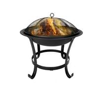 Braciere, Braciere for barbecue, ciotola for con copertura in rete, poker (include borsa) per patio, cortile