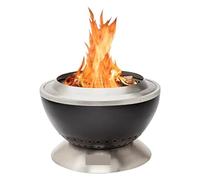 Braciere, Braciere senza fumo da 24 pollici con protezione dal, vassoio for la cenere facile pulire e base di bloccaggio per patio, cortile