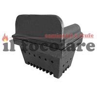 BRACIERE CROGIOLO IN GHISA CESTELLO STUFA A PELLET CM 13,6 x 9,2 H 12,1 cm