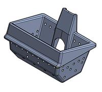 Braciere - Crogiolo in ghisa ORIGINALE CADEL per stufe a pellet cod. 4D13016602061