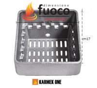 BRACIERE CROGIOLO KARMEK ONE IN GHISA PER STUFE MILENA NIZZA LONDRA COMO 108-00 [EEK: Conforme]