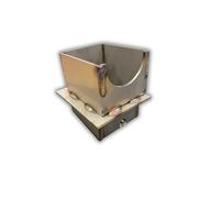 Braciere Crogiolo PALLADIO - per Stufe a Pellet Scozia e Tablet 110 (prodotte dopo il 2010) - con foro laterale