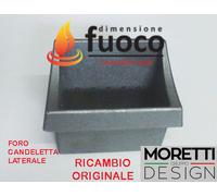 BRACIERE CROGIOLO STUFA PELLET MORETTI FORO LATERALE PER ALBA GIOIA VENERE ZEUS