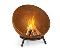 Blumfeldt Fireball 60cm Basso Braciere da giardino Ruggine