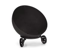 Blumfeldt Fireball 66cm Basso Braciere da giardino con griglia Nero