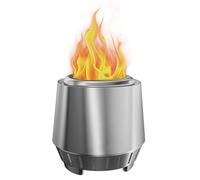 Braciere Da Esterno | Utensili Da Campeggio Portatili In Acciaio Inossidabile - Braciere - Per Cortile Terrazza Portico Balcone Casa Focolare Tavolo Falò Picnic Esterno Bruciatore Intorno