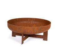 Braciere da Giardino Ø50x21 cm in Acciaio Efesto Ruggine