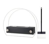 Braciere Da Tavolo Per Ambienti Interni | Bruciatore Per Stufa Con Dimensioni 35,00 X 11,99 X 27,99 cm - Caminetto Da Esterno,Per Interni Esterni Soggiorno Cucina Giardino Terrazzo Balcone Picnic